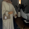 abaya beige alba