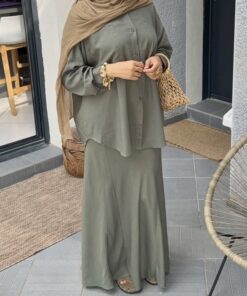 Ensemble jupe en Lin MAYSARA | + 3 couleurs