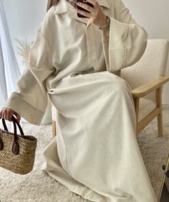 Abaya en Lin Jasmina | + 2 couleurs