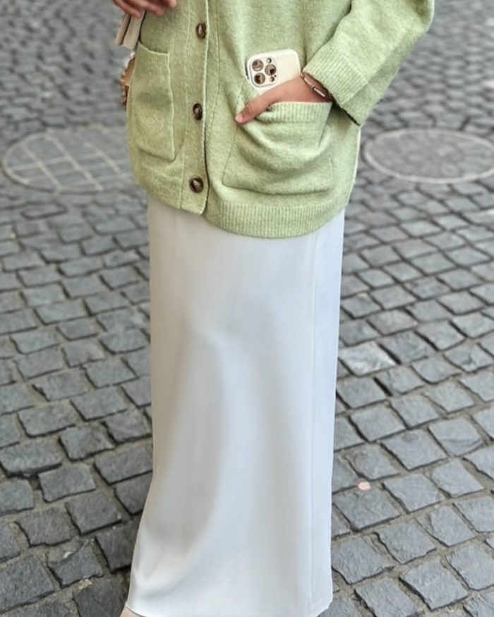 Jupe Céleste | Blanc cassé