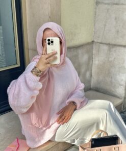Pull oversize Rose | Kelly