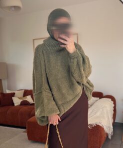 Pull oversize Kaki | Kelly
