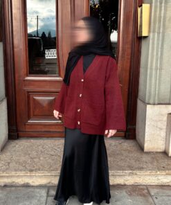 Cardigan - Gilet Tricot Claudia | Bordeaux