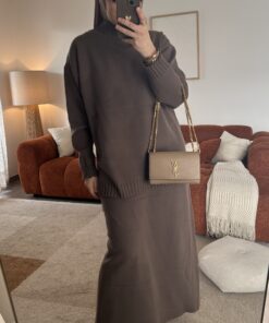 Ensemble jupe MARINA |Marron