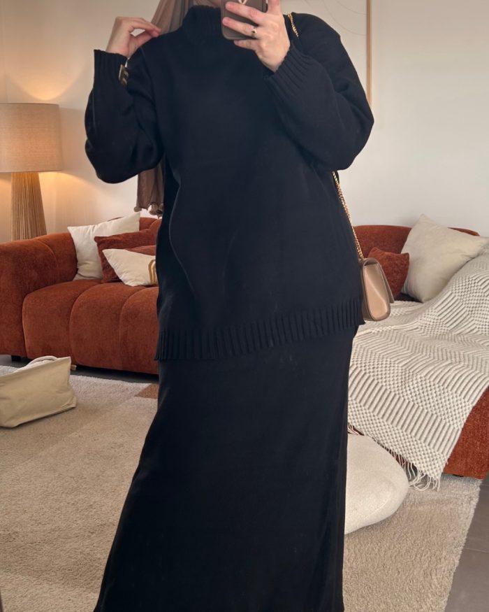 Ensemble jupe MARINA | Noir