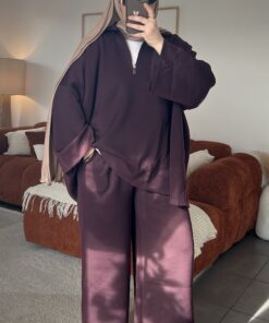 Ensemble pantalon Sportwear | Prune