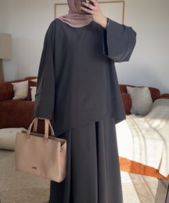Ensemble jupe Zineb | Gris