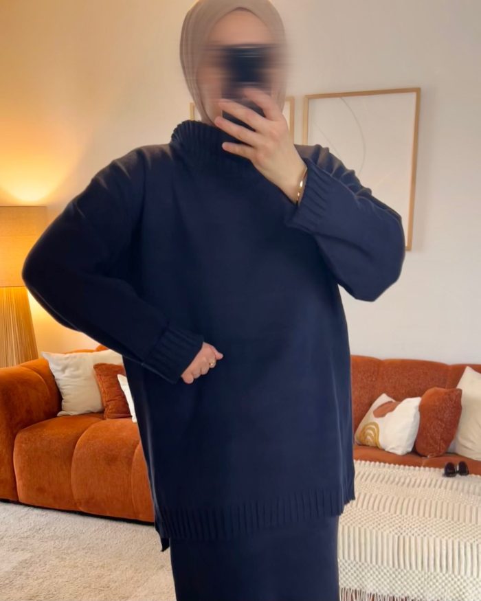 Ensemble jupe MARINA | Bleu nuit