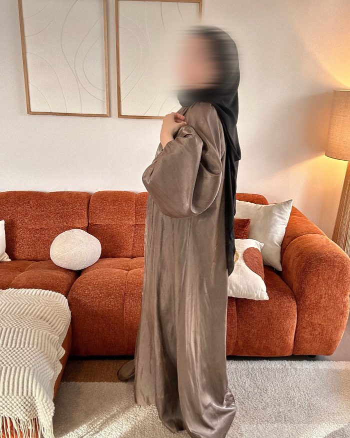 Abaya Nour Capsule Émirat | Marron