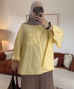 Chemise large | Jaune