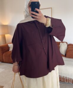 Chemise large | Prune