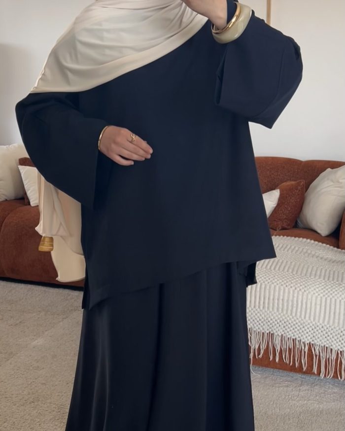 Ensemble jupe Zineb | Bleu nuit