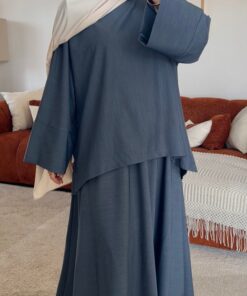 Ensemble jupe Zineb | Bleu jean