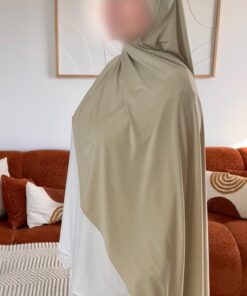 Hijab jersey liquide | Vert d'eau