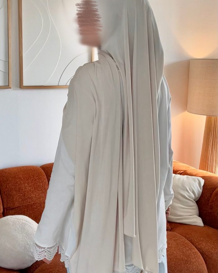 Hijab jersey liquide | Beige
