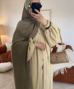 Hijab jersey liquide | Kaki