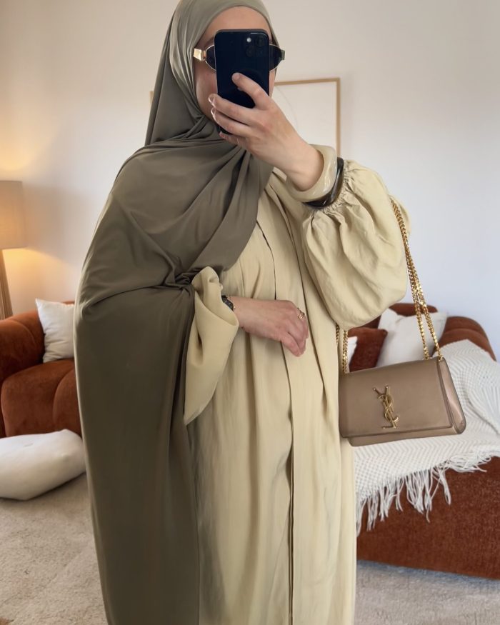 Hijab jersey liquide | Kaki