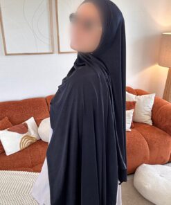 Hijab jersey liquide | Bleu