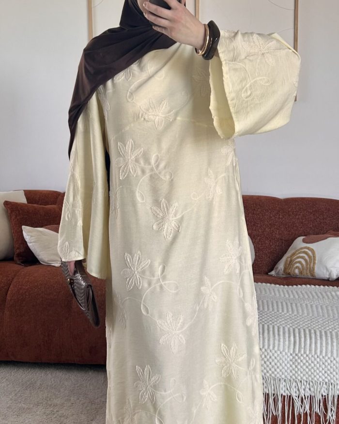 Robe Victoria | Jaune pastel