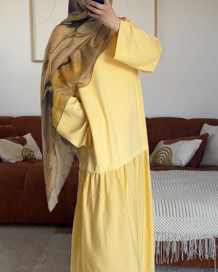 Robe T-shirt | Jaune