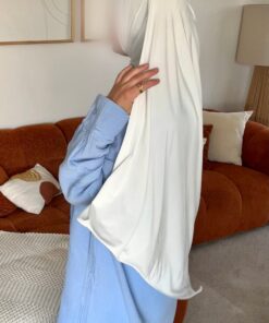 Hijab jersey liquide | Blanc