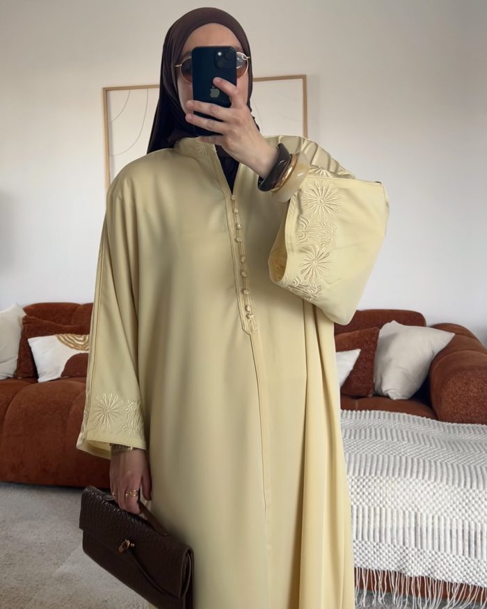 Abaya Joulissa | Jaune