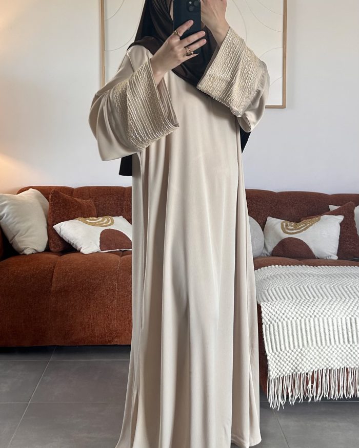 Abaya Perla premium | Beige