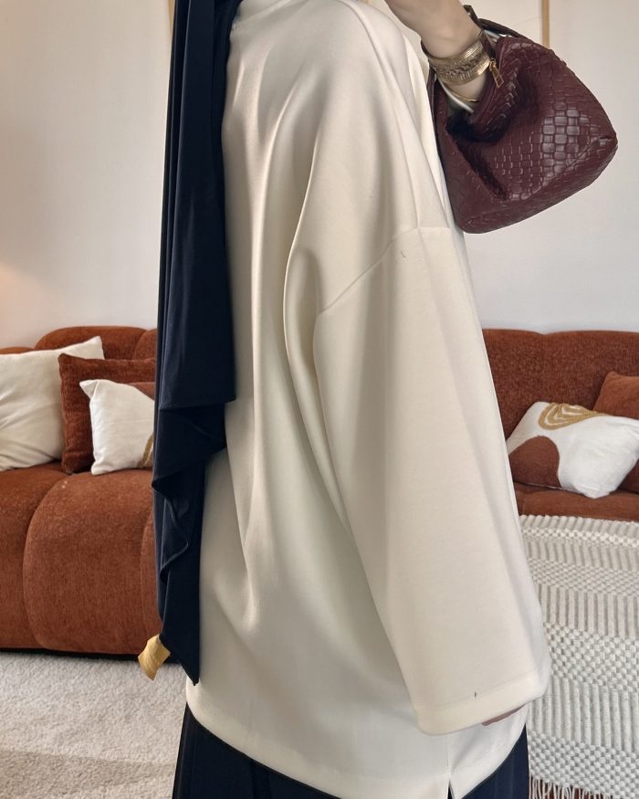 Alternative view of T-shirt uni Modal | Blanc