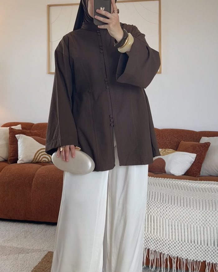 Alternative view of Chemise 3-en-1 | Marron