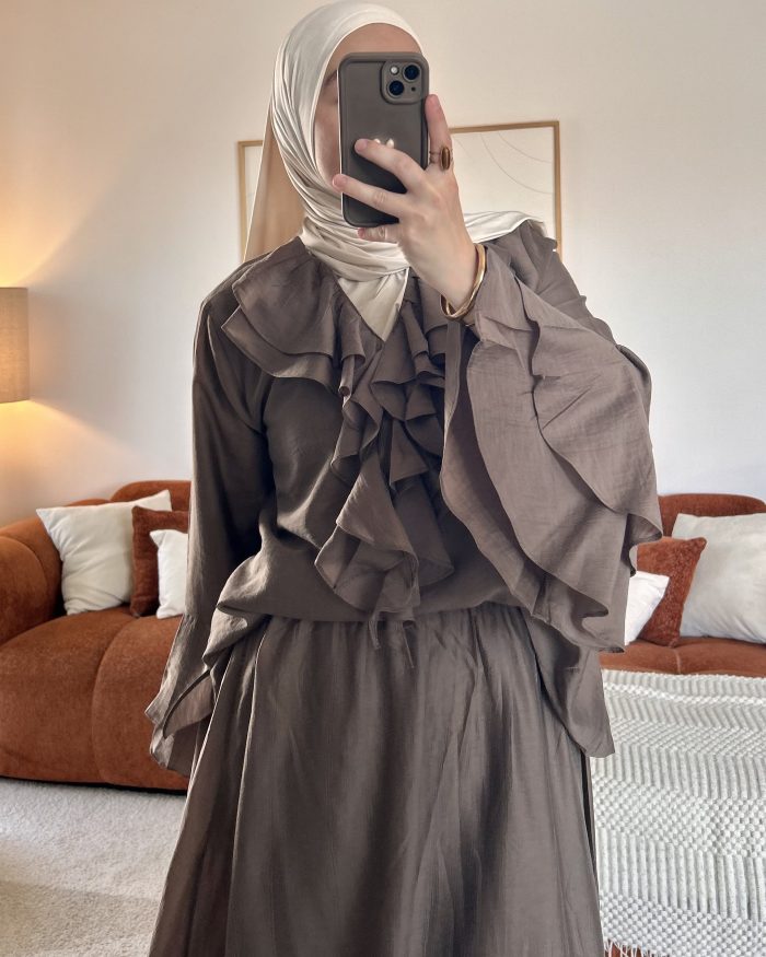 Ensemble Jupe Alya | Marron