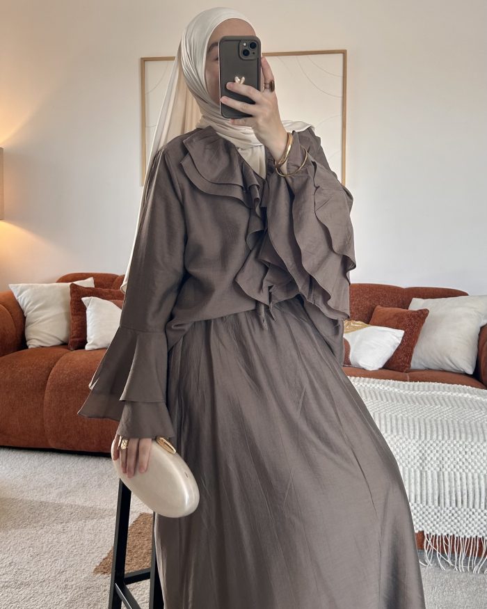 Ensemble Jupe Alya | Marron – Image 3