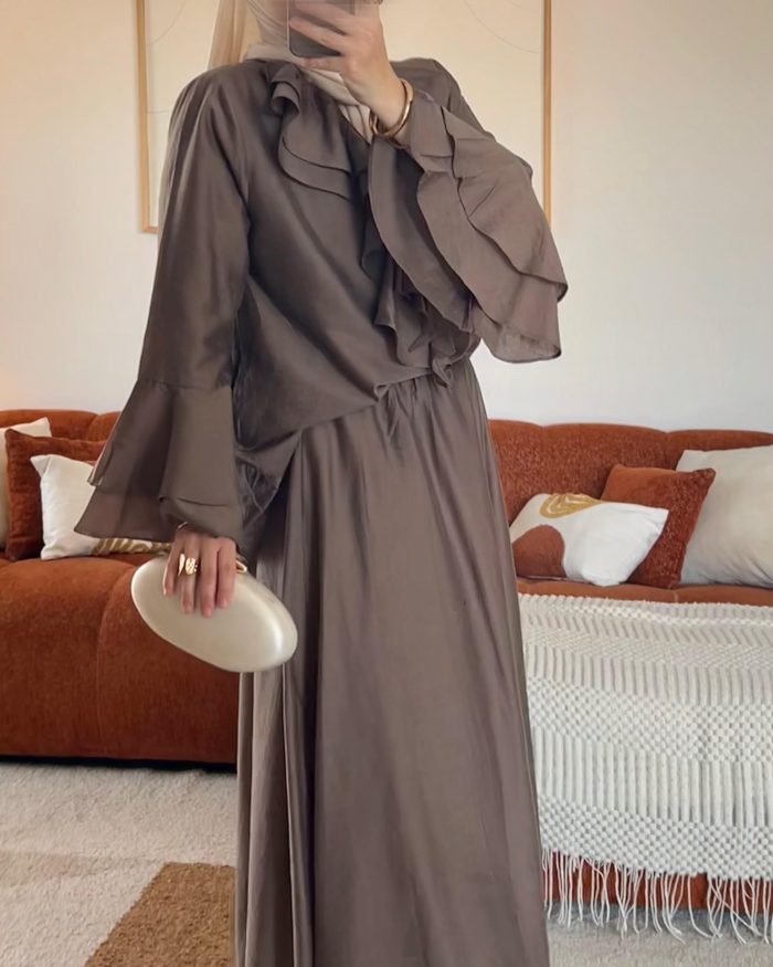 Ensemble Jupe Alya | Marron – Image 2