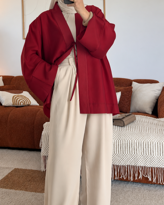 Alternative view of Pantalon chic fluide | Beige