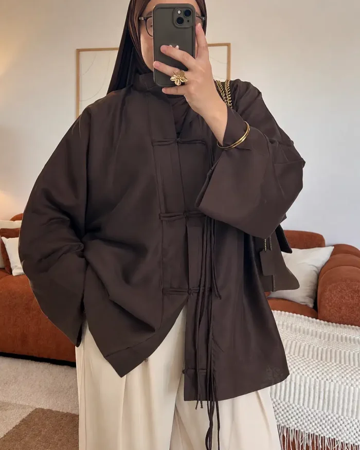 Chemise Alana en Lyocell | Marron