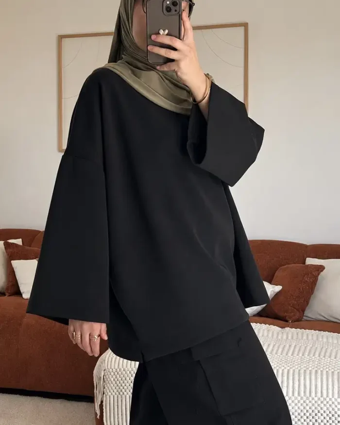 Alternative view of T-shirt uni Modal | Noir