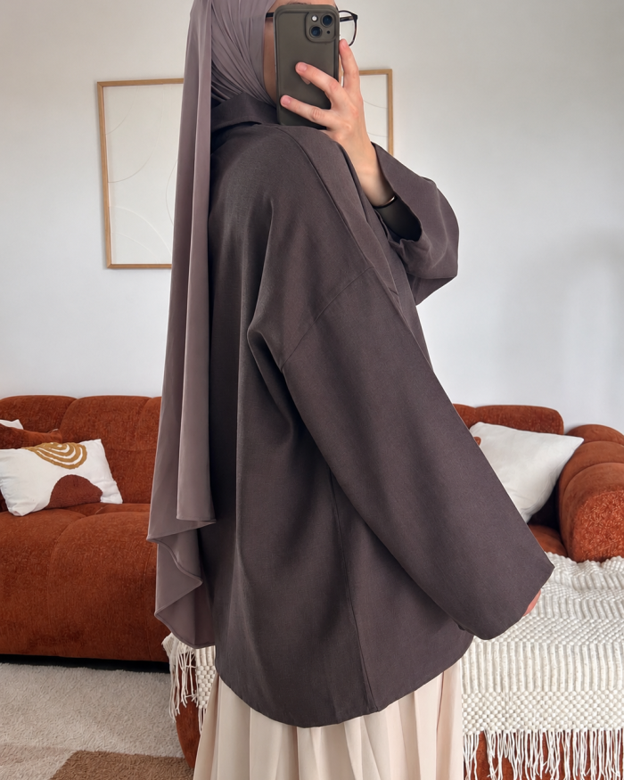Polo oversize Milan | Prune – Image 3