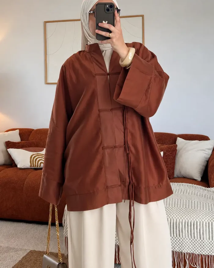 Chemise Alana en Lyocell | Rouille – Image 3