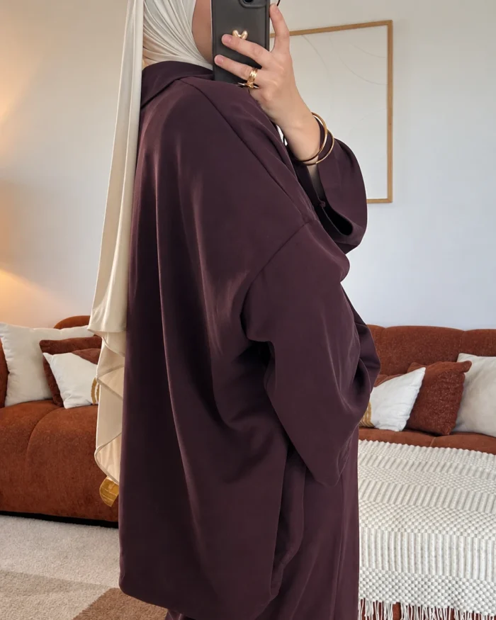 Alternative view of Ensemble Sweat zippé comfy | Burgundy