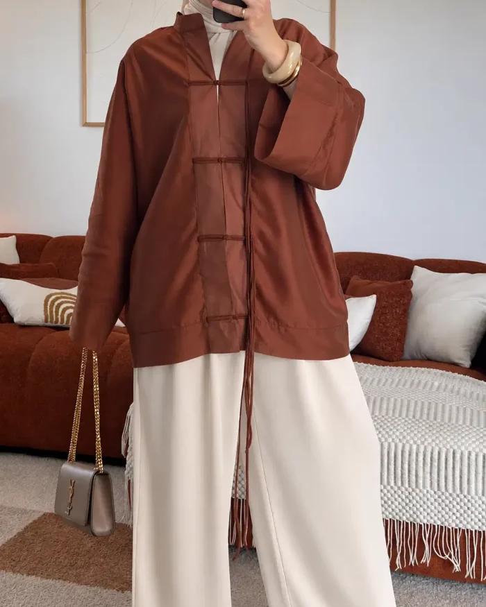 Chemise Alana en Lyocell | Rouille – Image 4