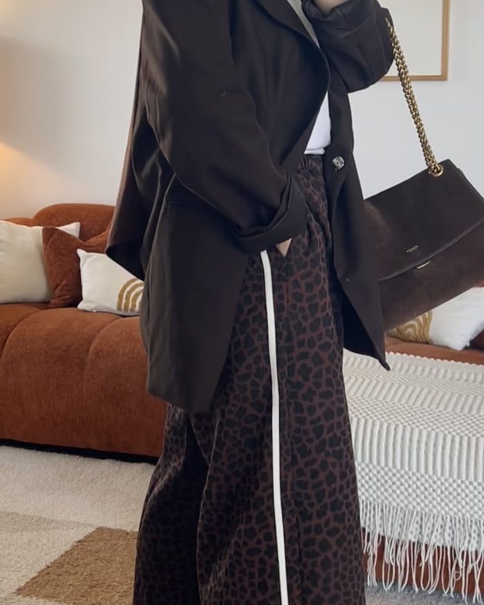 Pantalon sportwear Léopard – Image 4
