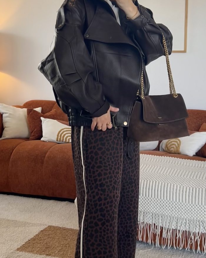 Pantalon sportwear Léopard – Image 3