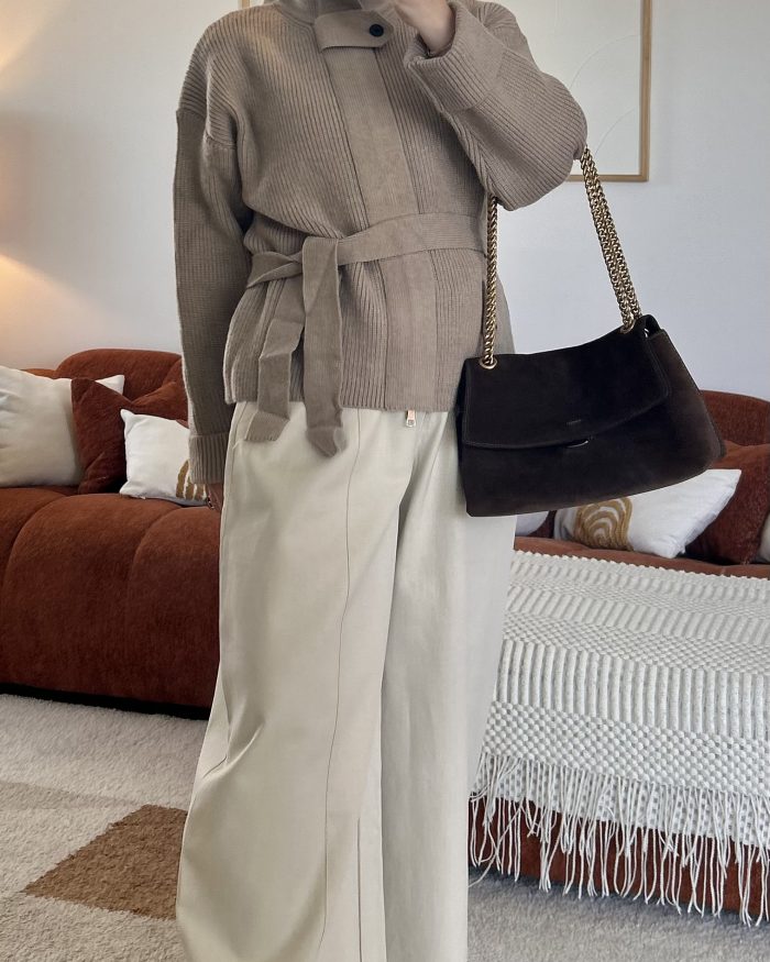 Pantalon barrel | Beige – Image 3