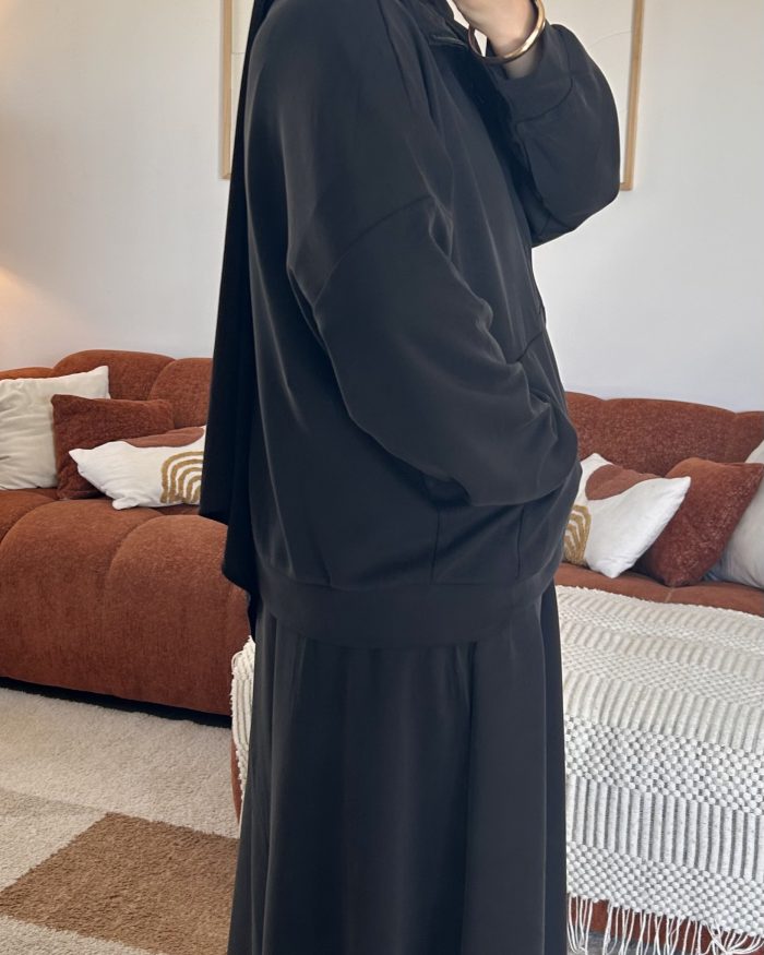 Ensemble Sportwear jupe | Noir – Image 3