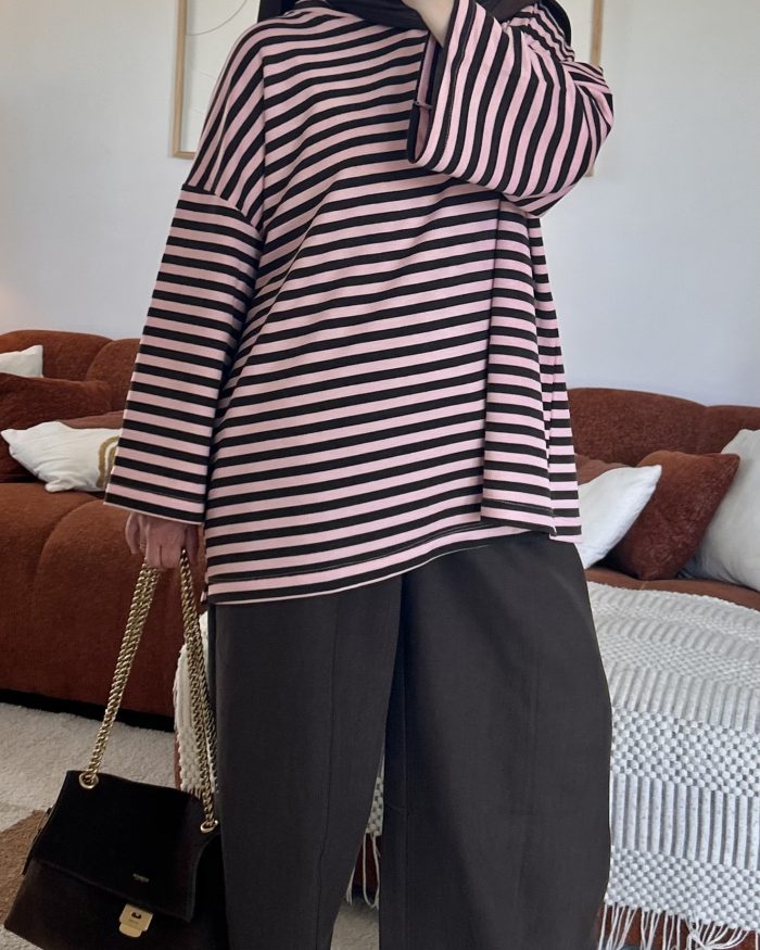 Pantalon barrel | Marron – Image 4