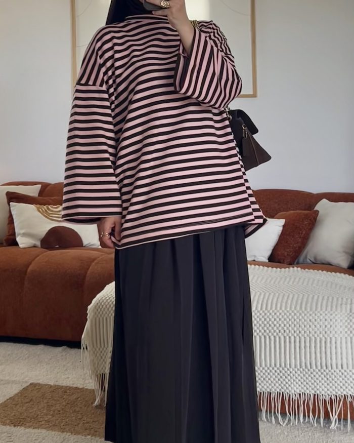 Alternative view of T-shirt marinière | Marron & Rose