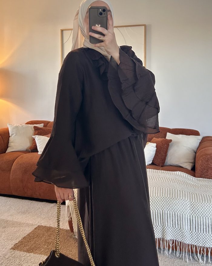 Ensemble Jupe Alya | Marron foncé – Image 4