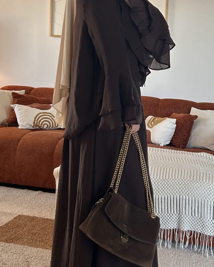 Ensemble Jupe Alya | Marron foncé – Image 3
