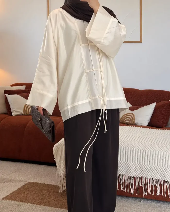 Alternative view of Chemise Alana en Lyocell | Blanc cassé