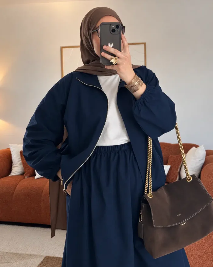 Ensemble Urban modest | bleu