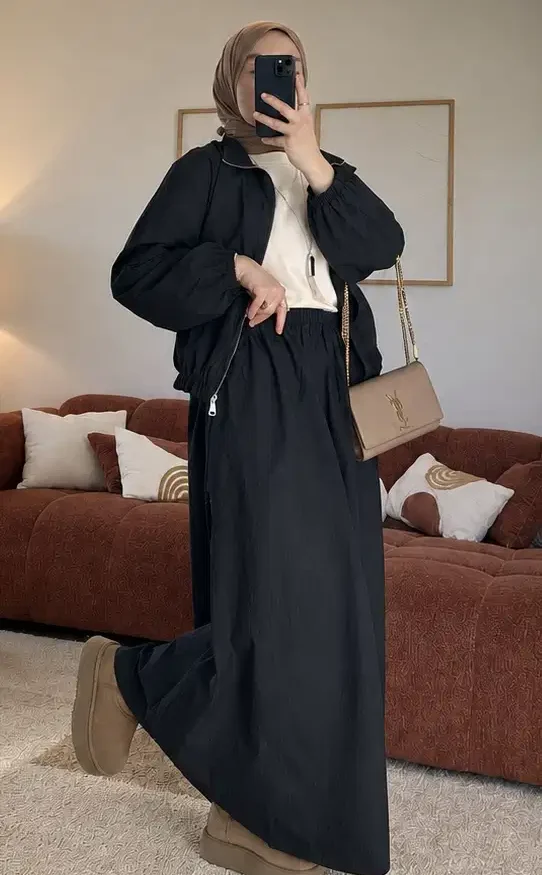 Ensemble Urban modest | Noir
